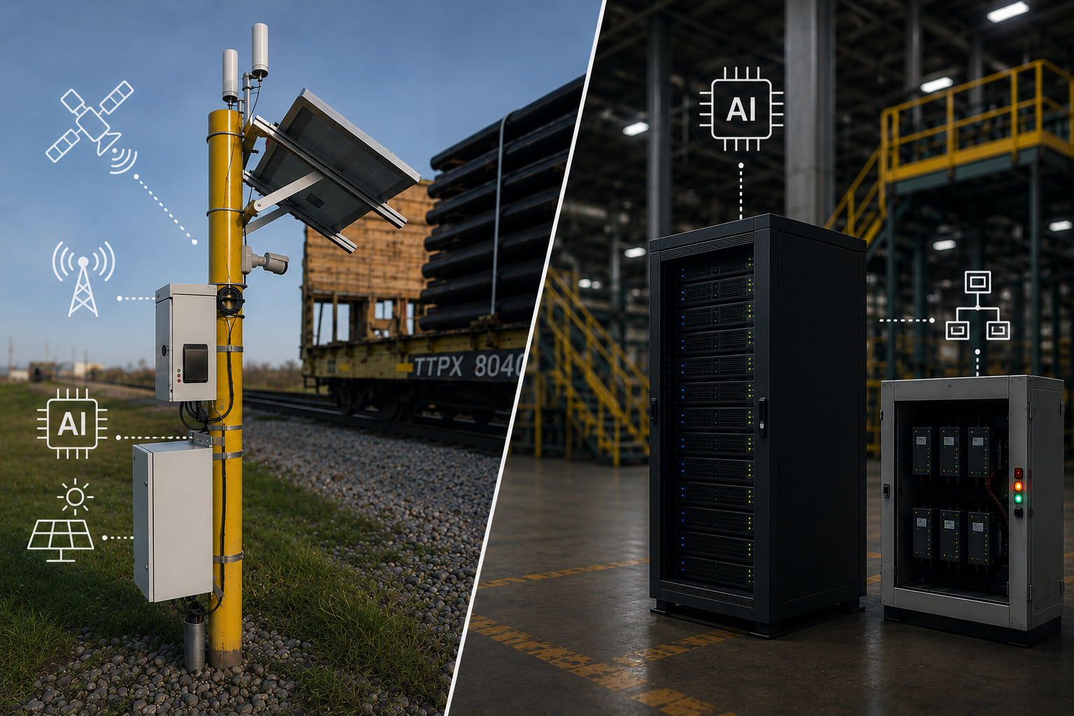 Edge AI vision computing in an industrial environment